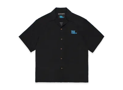 WACKO MARIA x True Romance 50's Open Collar Shirt "Black"