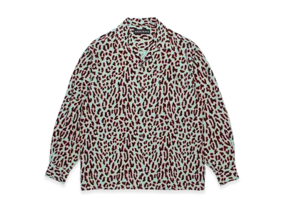WACKO MARIA Leopard Hawaiian Shirt "Mint"