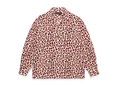 WACKO MARIA Leopard Hawaiian Shirt "Ivory"