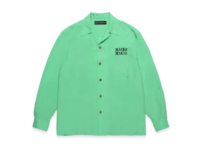 WACKO MARIA 50'S Open Collar Shirt "Green"
