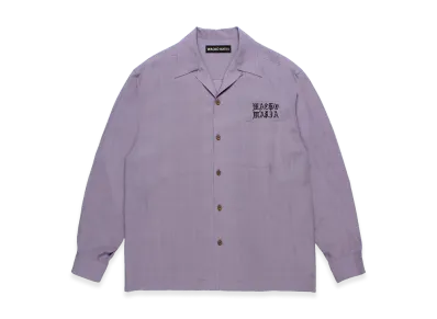 WACKO MARIA 50'S Open Collar Shirt "Purple"