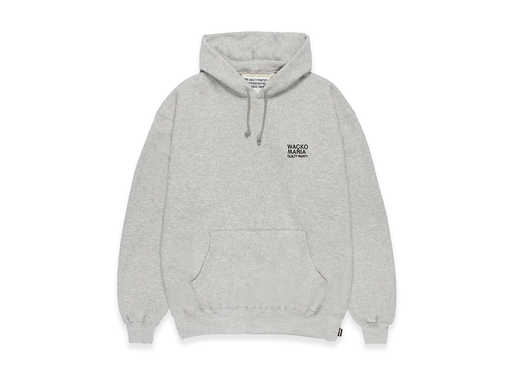 WACKO MARIA Middle Weight Hooded Sweat Shirt "Gray"