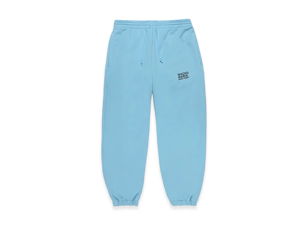 WACKO MARIA Middle Weight Sweat Pants "Light Blue"