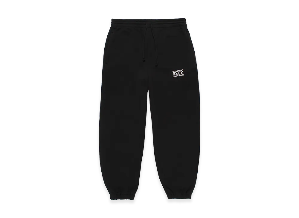 WACKO MARIA Middle Weight Sweat Pants "Black"