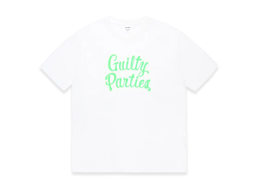 WACKO MARIA Washed Heavy Weight T-Shirt "White/Green"