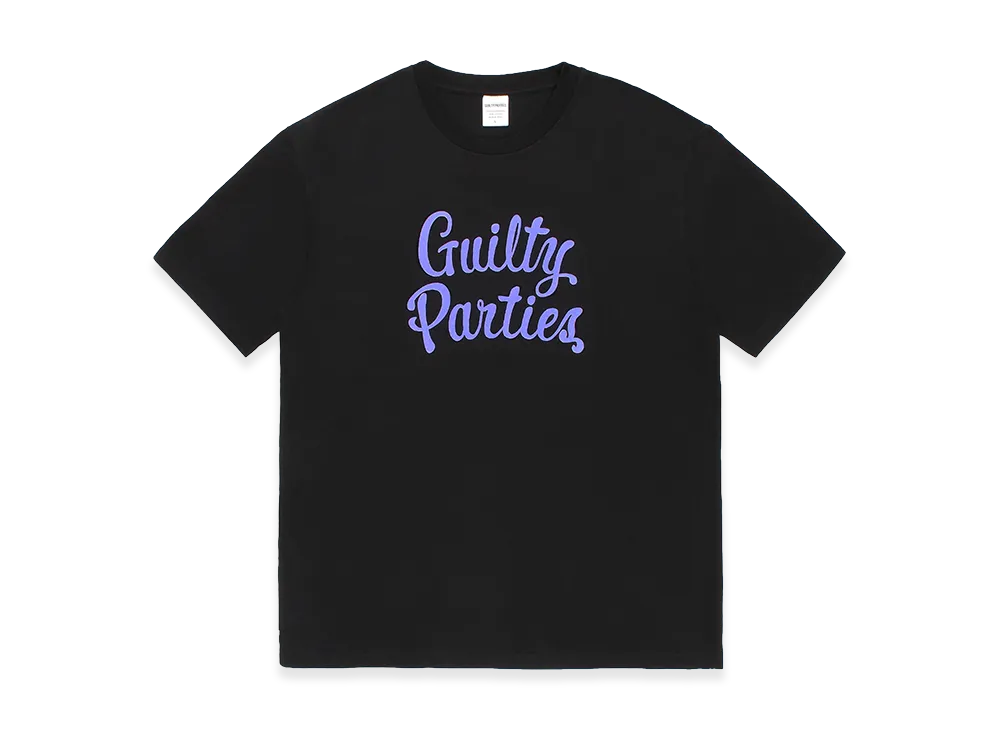 WACKO MARIA Washed Heavy Weight T-Shirt "Black/Purple"