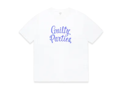 WACKO MARIA Washed Heavy Weight T-Shirt "White/Purple"