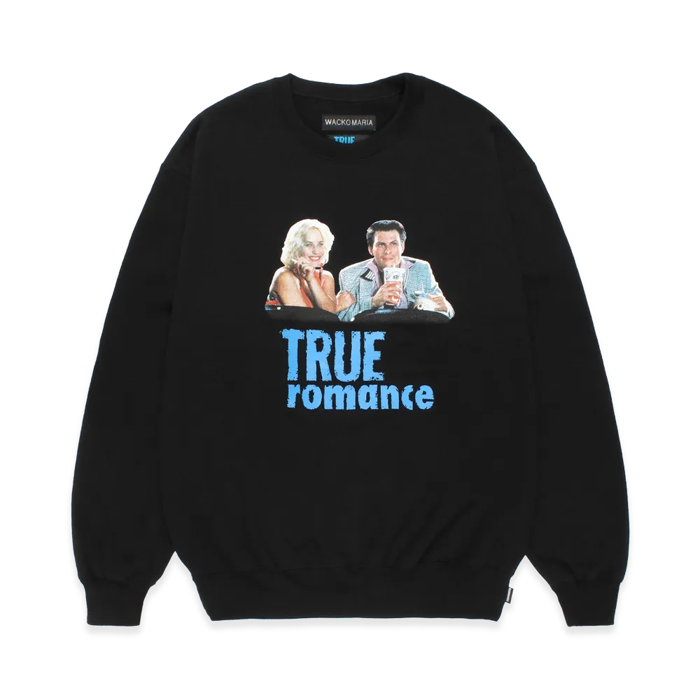WACKO MARIA x True Romance Heavy Weight Sweat Shirt "Black"