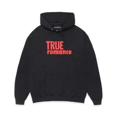 WACKO MARIA x True Romance Washed Heavy Weight Hooded Sweat Shirt "Black"