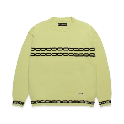WACKO MARIA Wool Knit Sweater "Green"