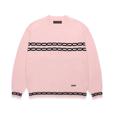 WACKO MARIA Wool Knit Sweater "Pink"