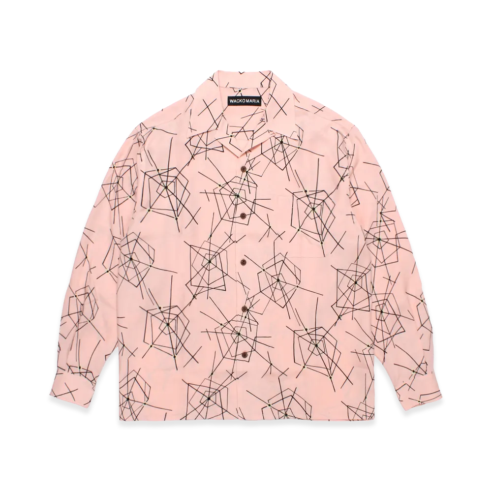 WACKO MARIA Hawaiian Shirt "Pink"