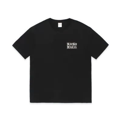WACKO MARIA Washed Heavy Weight T-Shirt "Black"