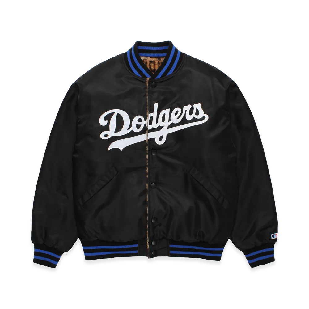 WACKO MARIA x MLB Reversible Varsity Jacket Los Angeles Dodgers "Black"