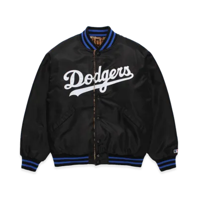 WACKO MARIA x MLB Reversible Varsity Jacket Los Angeles Dodgers "Black"