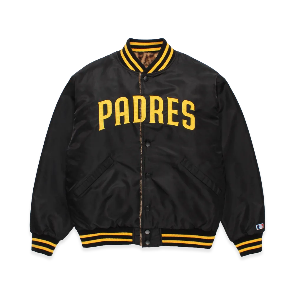 WACKO MARIA x MLB Reversible Varsity Jacket San Diego Padres "Black"