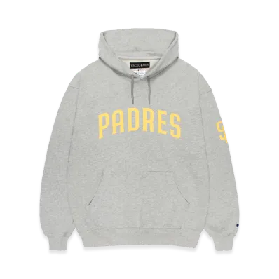 WACKO MARIA x MLB Hooded Sweat Shirt San Diego Padres "Gray"