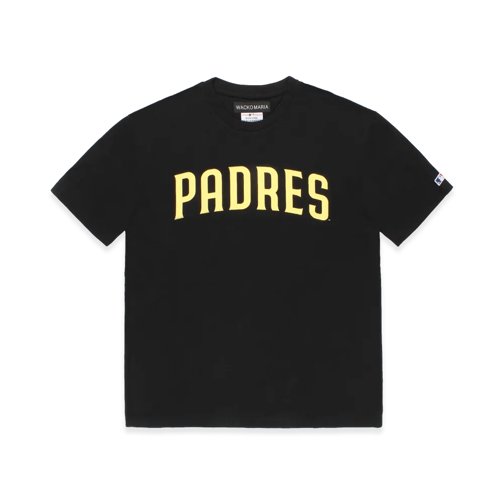 WACKO MARIA x MLB Crew Neck T-Shirt San Diego Padres "Black"