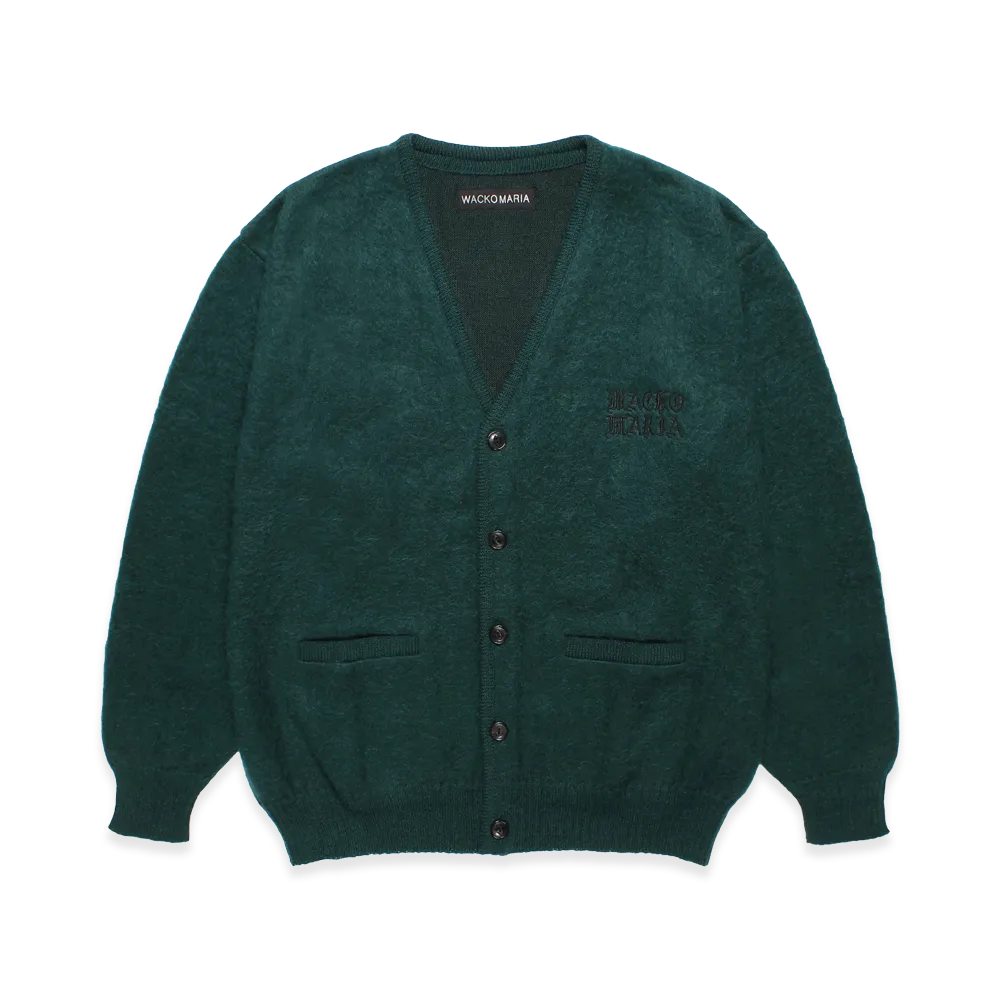 WACKO MARIA Mohair Knit Cardigan "Green"