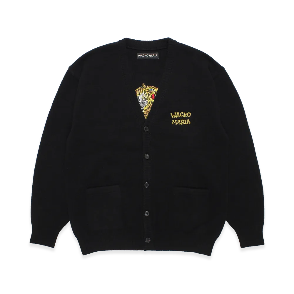 WACKO MARIA x Tim Lehi Classic Knit Cardigan "Black"