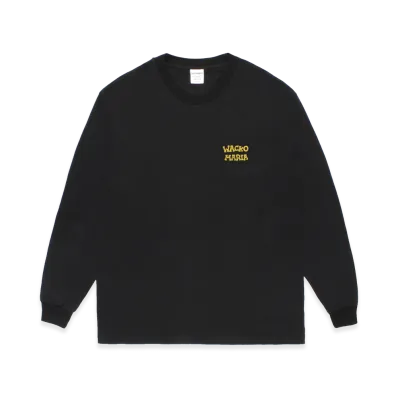 WACKO MARIA x Tim Lehi Washed Heavy Weight Long Sleeve T-Shirt "Black"