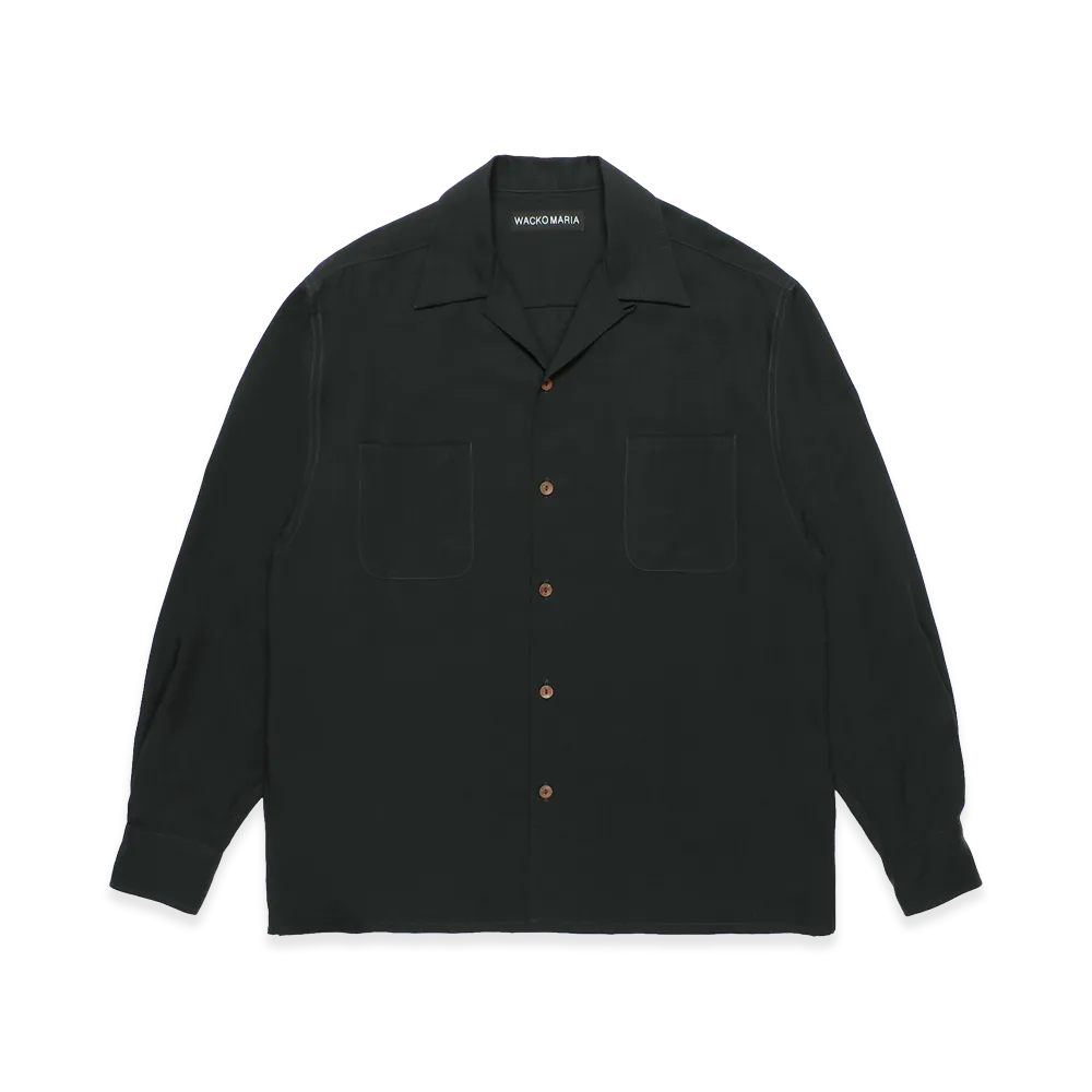 WACKO MARIA 50's Open Collar Shirt "Green"