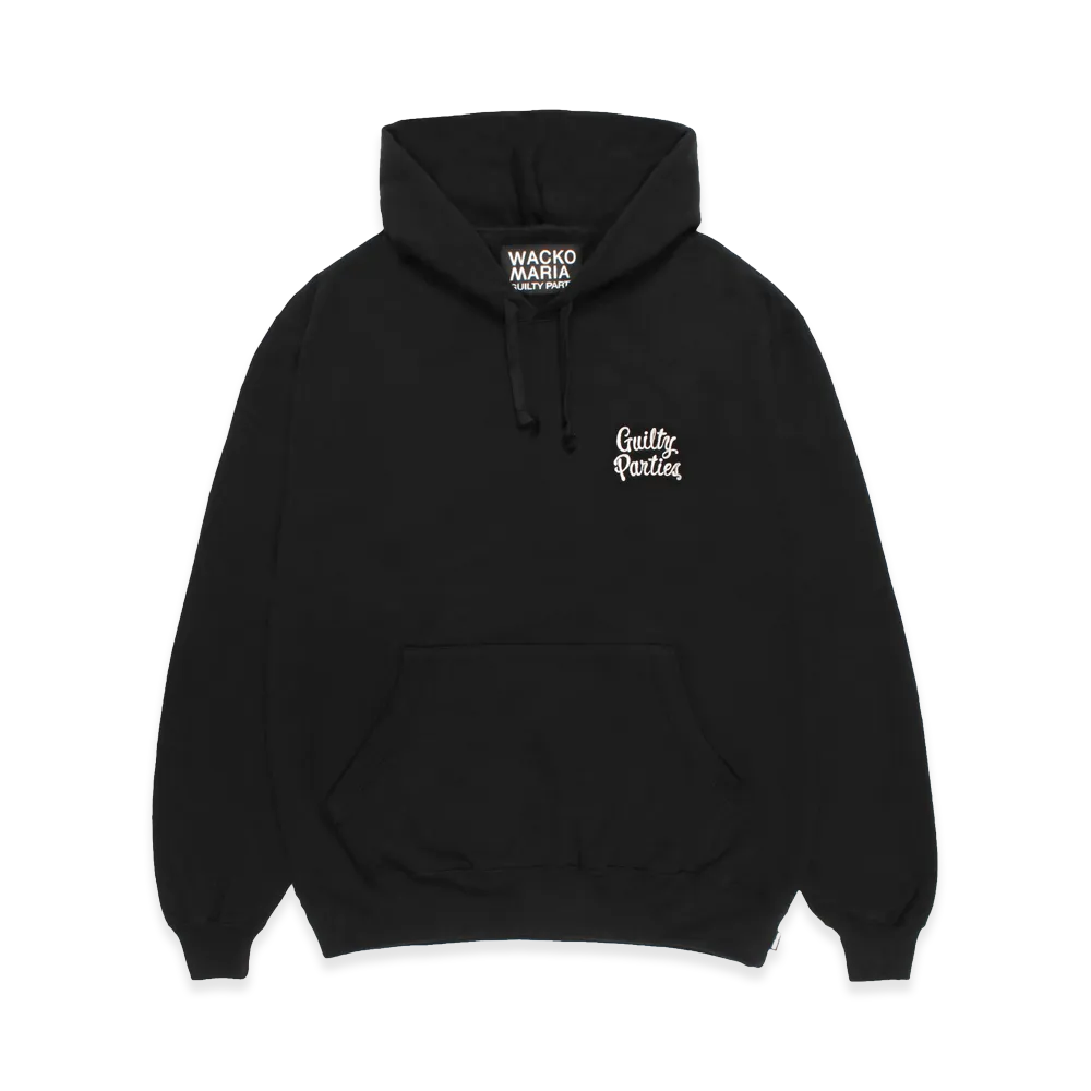 WACKO MARIA Heavy Weight Hooded Sweat Shirt "Black"