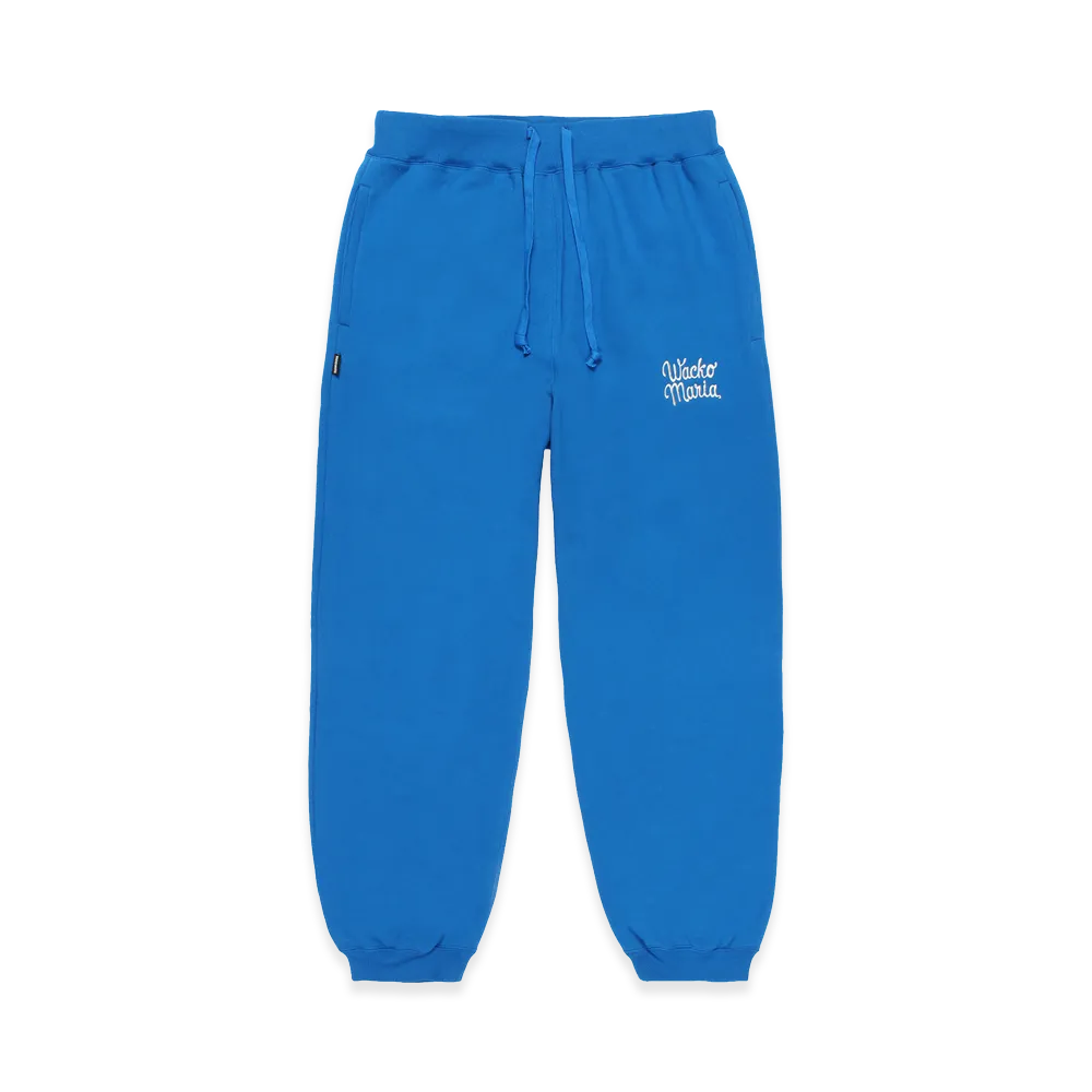 WACKO MARIA Heavy Weight Sweat Pants "Blue"