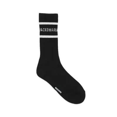 WACKO MARIA Sports Socks "Black/White"