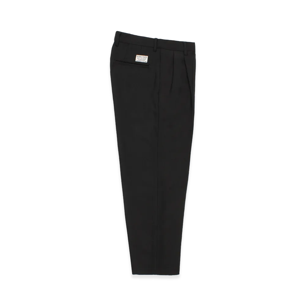 WACKO MARIA Double Pleated Wool Trousers "Black"