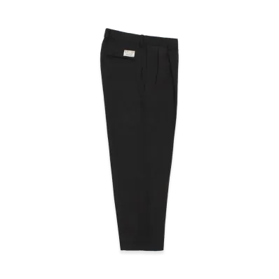 WACKO MARIA Double Pleated Wool Trousers "Black"