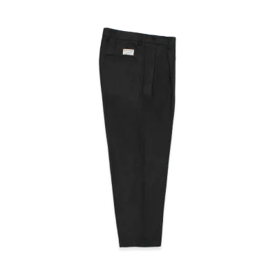 WACKO MARIA Double Pleated Wool Trousers "Charcoal"