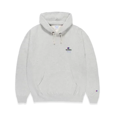 WACKO MARIA x Champion / Reverse Weave Hooded Sweat Shirt "Silver Gray"