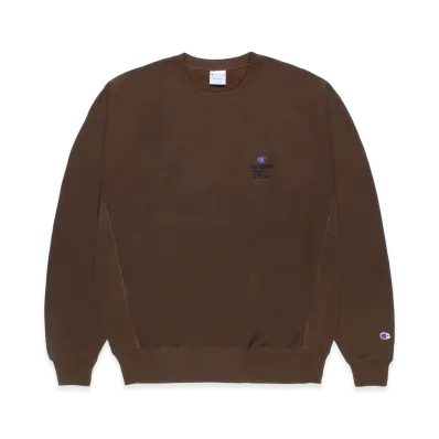 WACKO MARIA x Champion / Reverse Weave Sweat Shirt "Urban Brown"