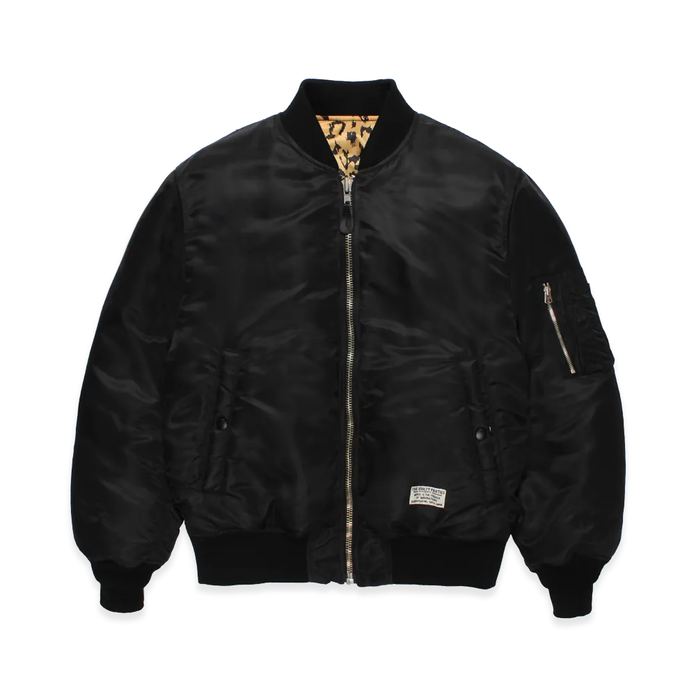 WACKO MARIA x NANGA / TW / Reversible Ma-1 Flight Jacket "Black/Beige"