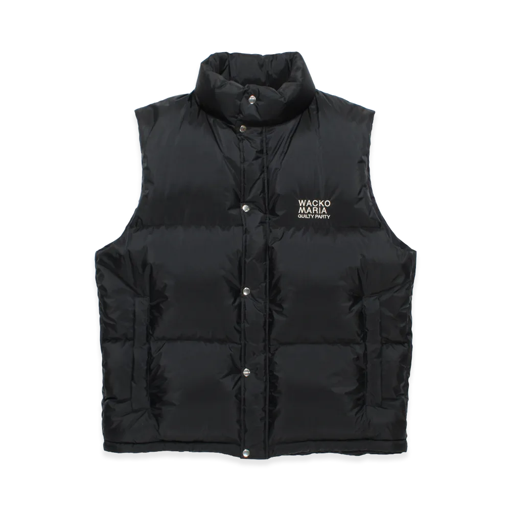WACKO MARIA x NANGA / Down Vest "Black"