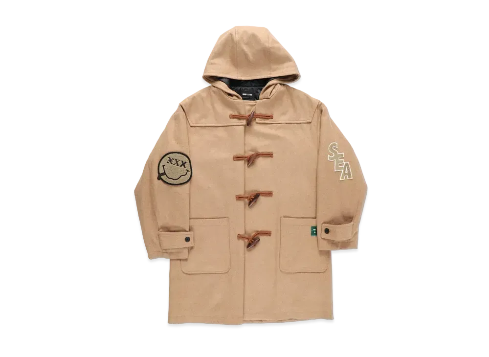 WIND AND SEA GOD SELECTION XXX DUFFLE COAT "Beige"