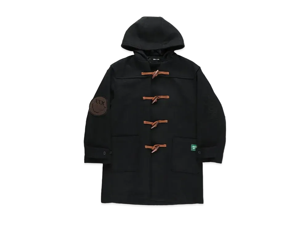 WIND AND SEA GOD SELECTION XXX DUFFLE COAT "Black"