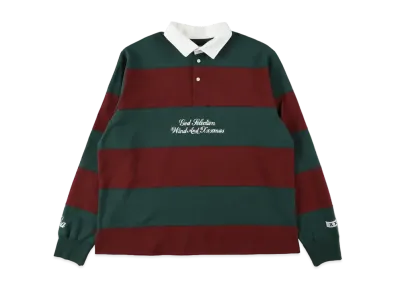 WIND AND SEA GOD SELECTION XXX RUGBY SHIRT "Red Green"
