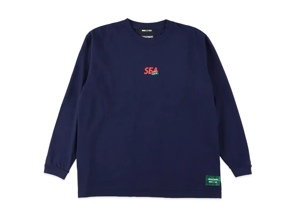 WIND AND SEA GOD SELECTION XXX (X.X.X) L/S TEE "Navy"