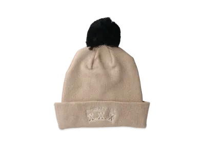 WIND AND SEA GOD SELECTION XXX POM POM BEANIE "Beige"