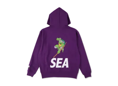 WIND AND SEA x TMNT (TMNT-SEA) HOODIE "Donatello Purple"
