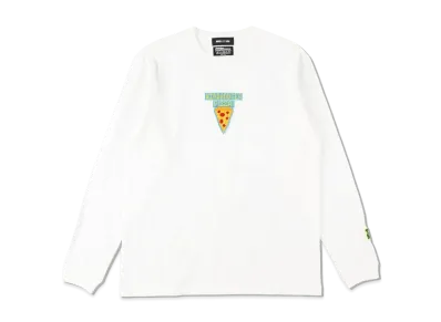 WIND AND SEA x TMNT (PIZZA-8BIT) L/S TEE "White"