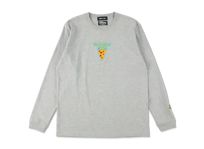 WIND AND SEA x TMNT (PIZZA-8BIT) L/S TEE "Gray"
