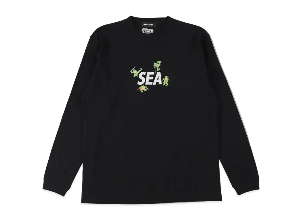 激レア❗️ウィンダンシー×タートルズ コラボ Ｔシャツ 黒 L SEA WAS 激レア❗️ウィンダンシー×タートルズ コラボ Tシャツ 黒 L SEA WAS