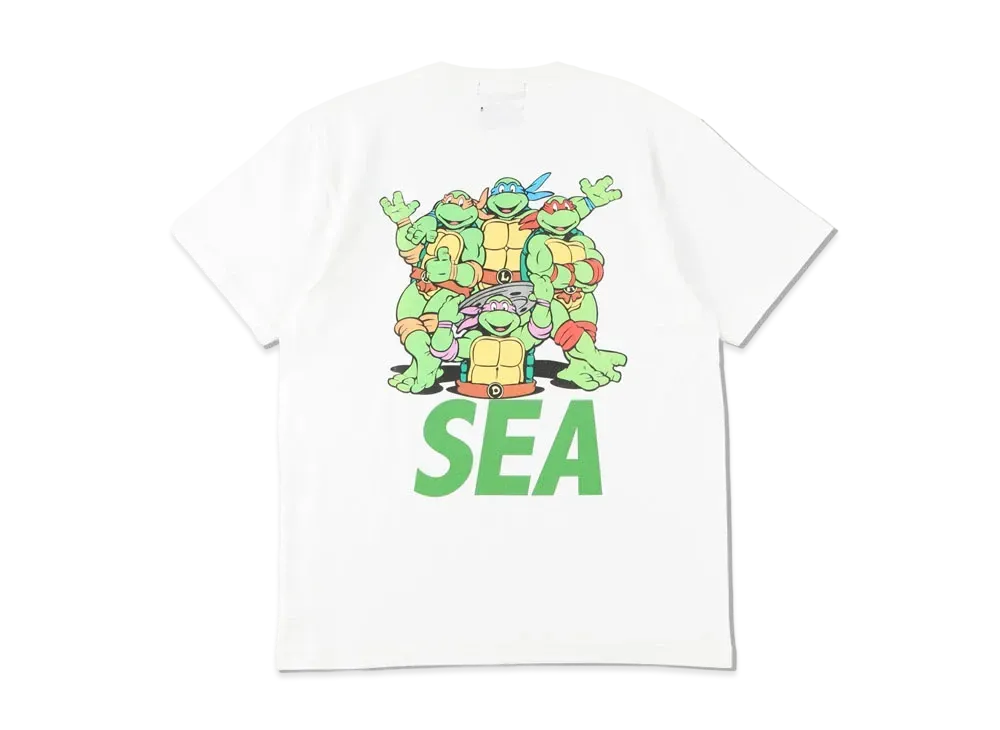 WIND AND SEA x TMNT (BEYOUTH-SEA) S/S TEE "White"