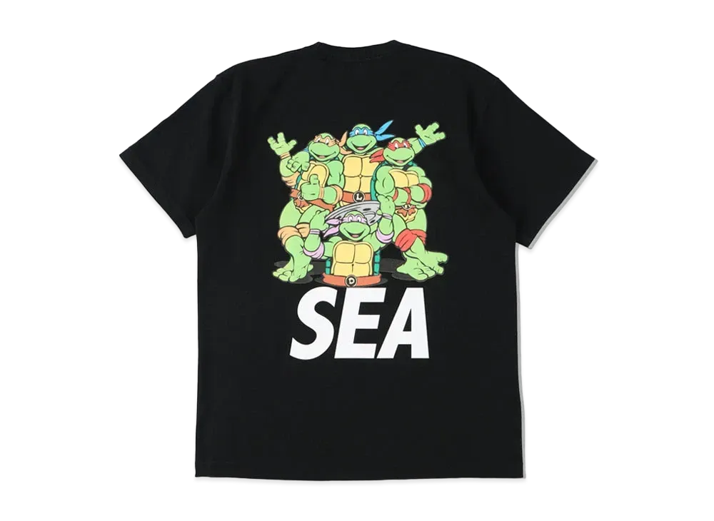 WIND AND SEA x TMNT (BEYOUTH-SEA) S/S TEE "Black"