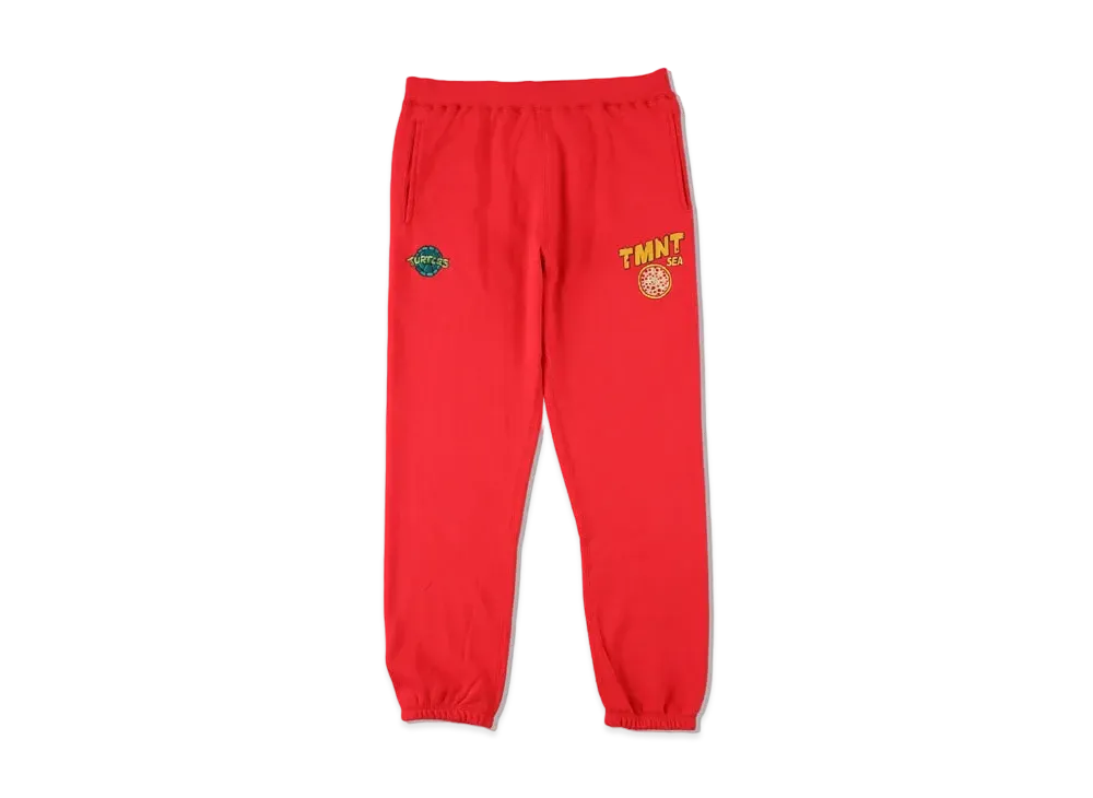 WIND AND SEA x TMNT (PIZZA TIME) SWEAT PT "Red"