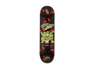 WIND AND SEA x TMNT (PIZZA TIME) SKATE BOARD "Black"