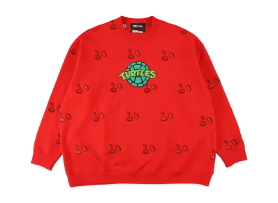 WIND AND SEA x TMN (SALAMI PATTERN) CREW NECK "Red"